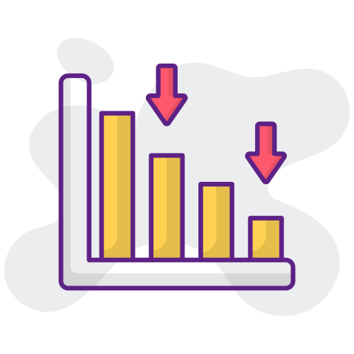 gráfico de barras icono gratis