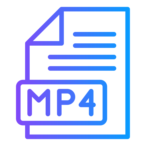 archivo mp4 icono gratis