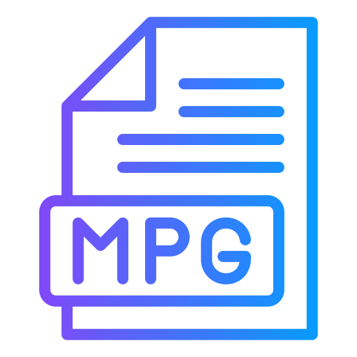 archivo mpg icono gratis