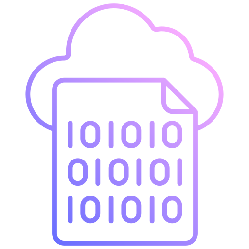codificación en la nube icono gratis