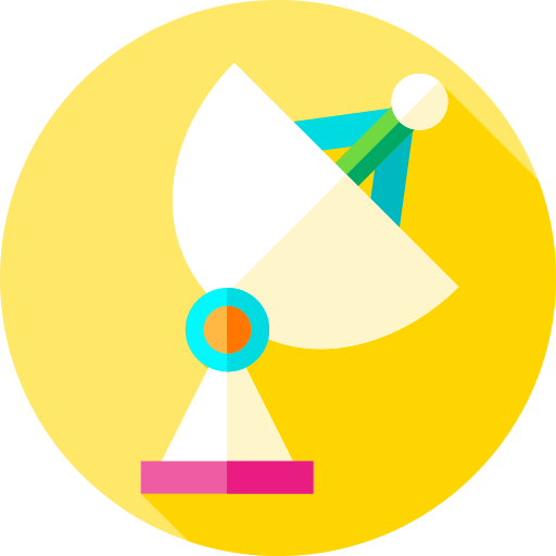 Antena parabólica icono gratis