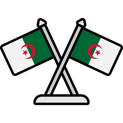 bandera de argelia icono gratis