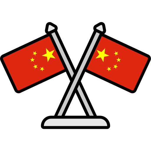 bandera china icono gratis