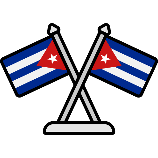 bandera de cuba icono gratis