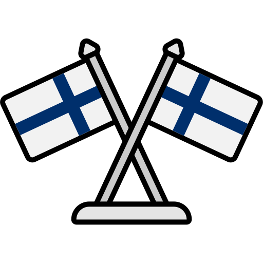 bandera de finlandia icono gratis