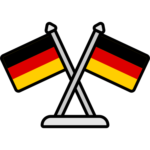 bandera de alemania icono gratis