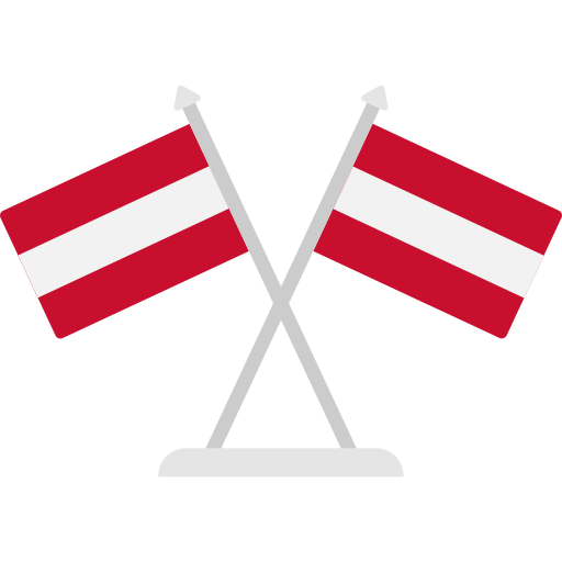 bandera de austria icono gratis