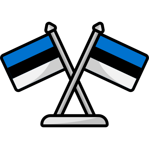 bandera de estonia icono gratis