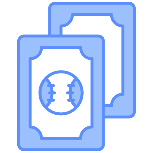 tarjeta de beisbol icono gratis