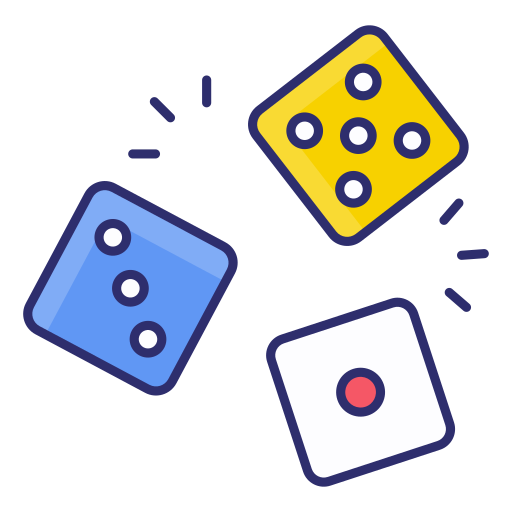 Игральная кость бесплатно иконка Игральная кость бесплатно иконка