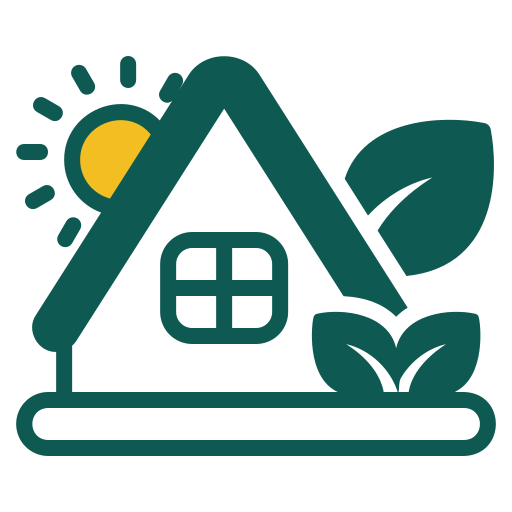 casa ecológica icono gratis