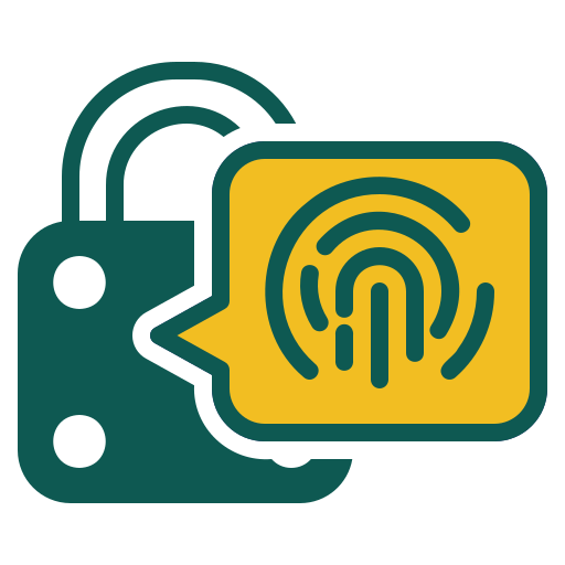 huella dactilar icono gratis