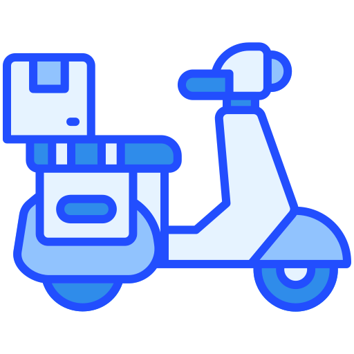Motor delivery free icon