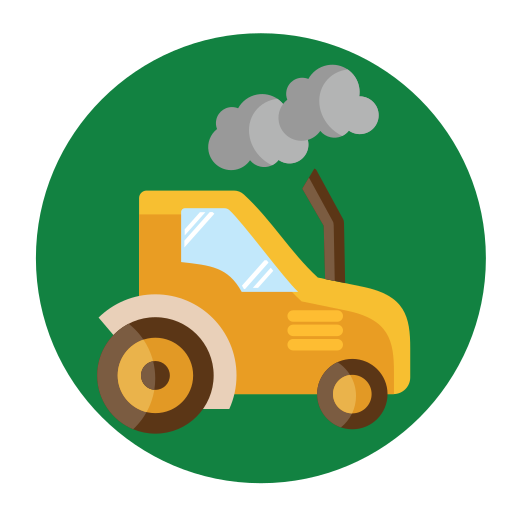 tractor icono gratis