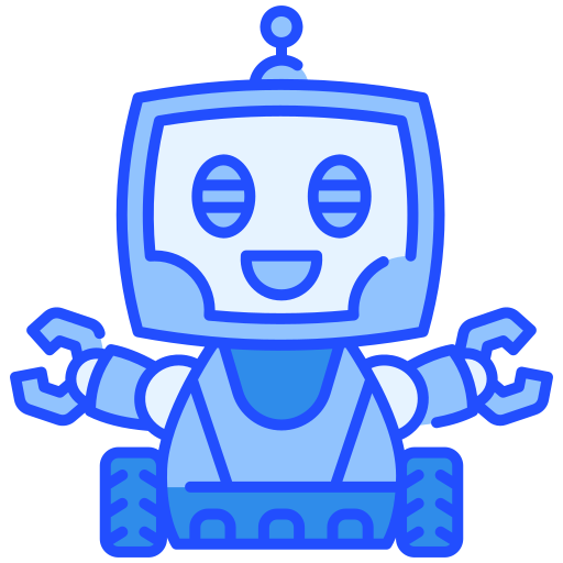 robot de juguete icono gratis