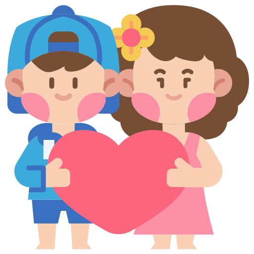 Мальчик и девочка бесплатно иконка Мальчик и девочка бесплатно иконка