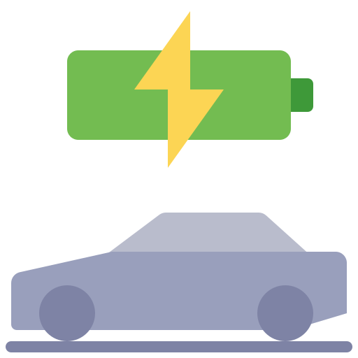 Электромобиль бесплатно иконка