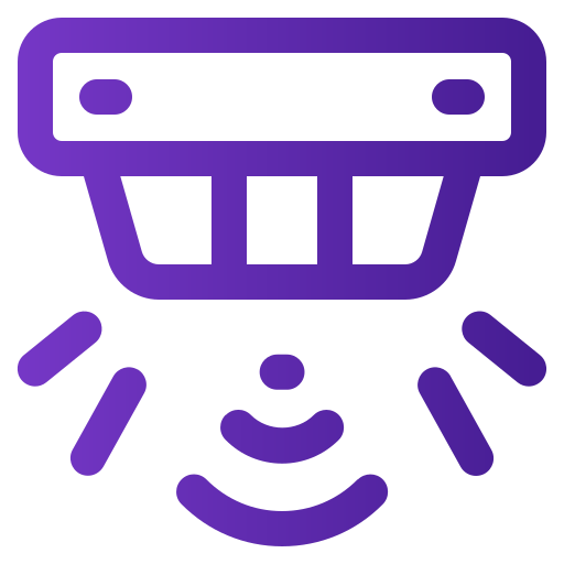 detector de humo icono gratis