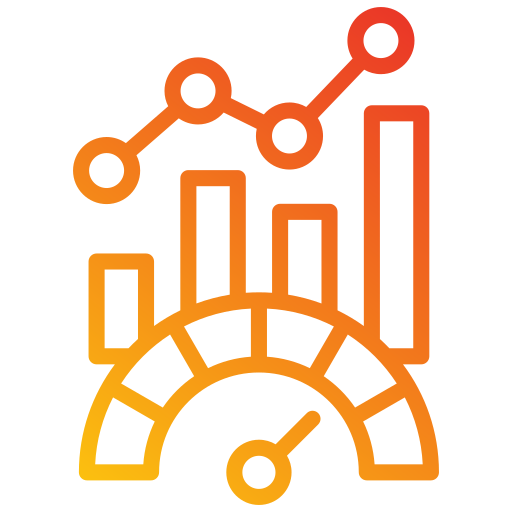 evaluación comparativa icono gratis