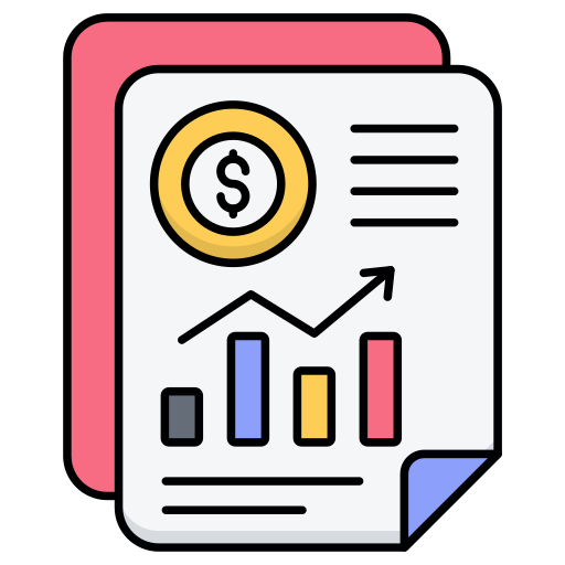 Marketing report free icon