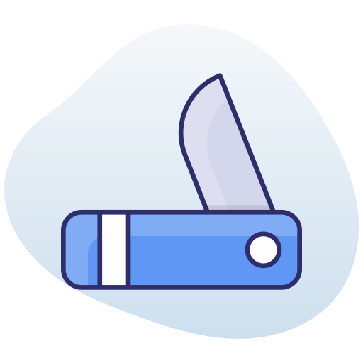 cuchillo de bolsillo icono gratis