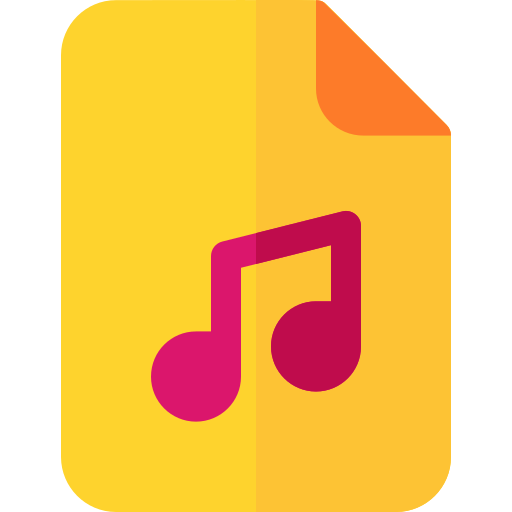 Archivo de música icono gratis