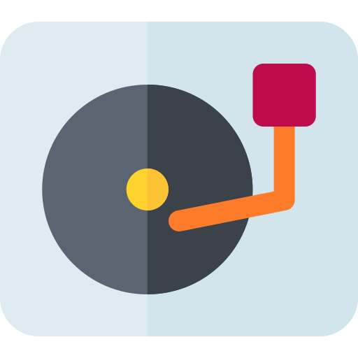 Turntable free icon