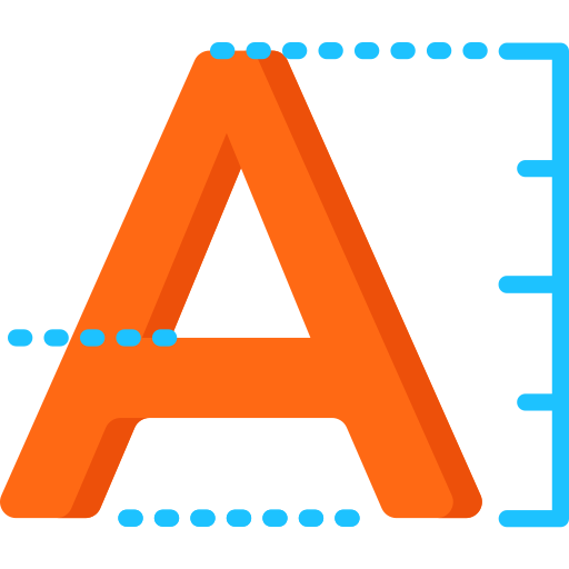 typographie Icône gratuit typographie Icône gratuit