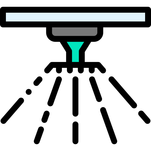 Sprinkler Detailed Rounded Lineal color icon