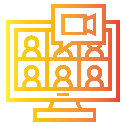 Видео-конференция бесплатно иконка