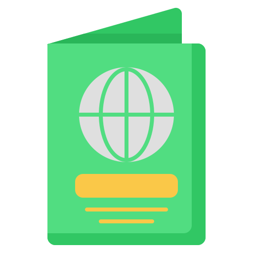 pasaporte icono gratis