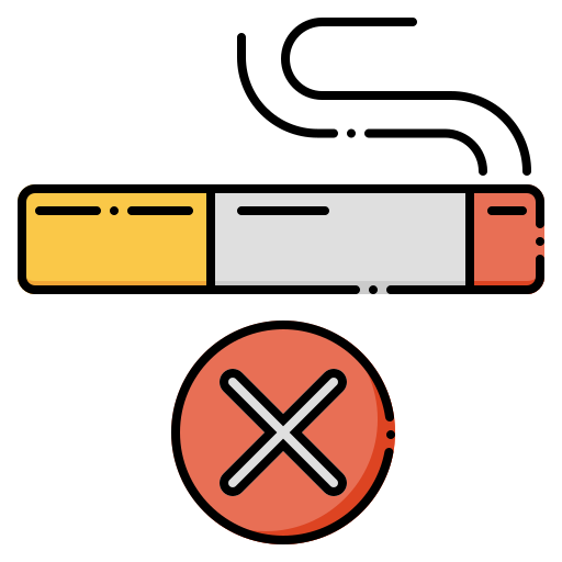 No smoking free icon No smoking free icon