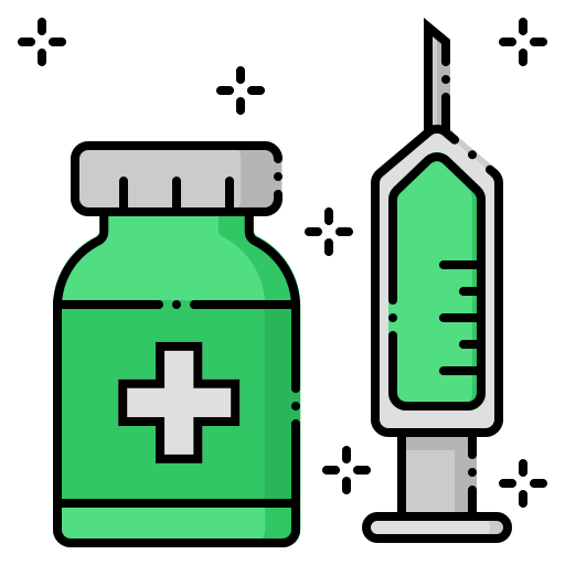 Vaccine free icon