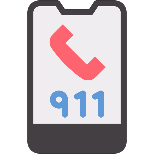 llama al 911 icono gratis