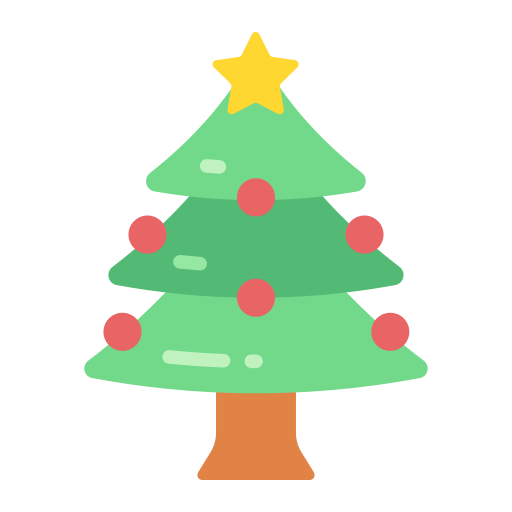 árbol de navidad icono gratis