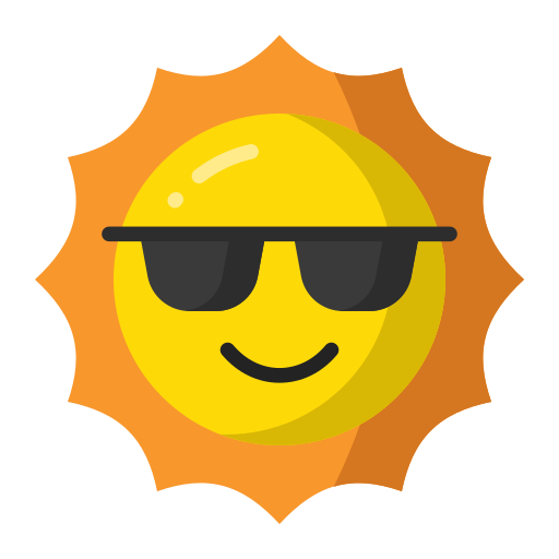 Sun free icon
