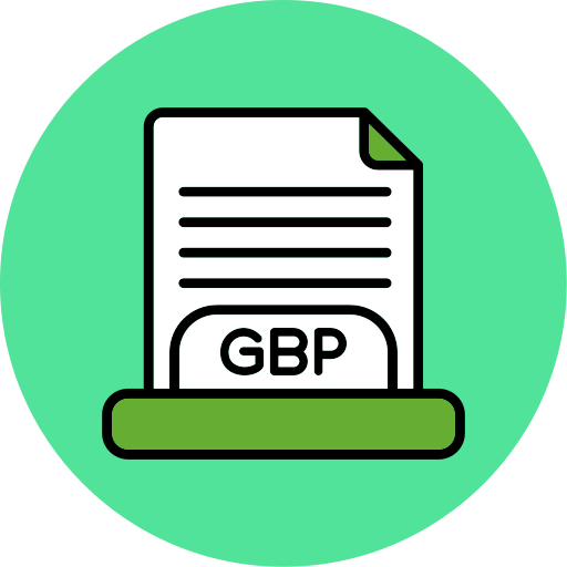 gbp icono gratis