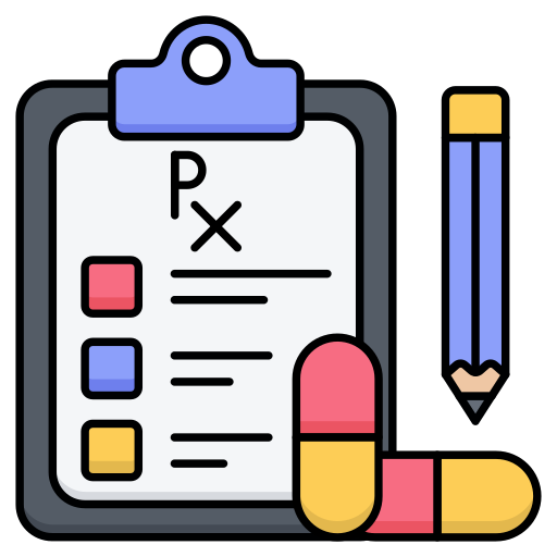 prescripción icono gratis