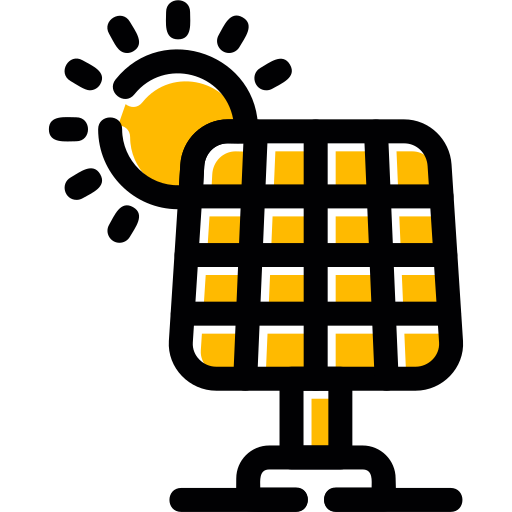 panneau solaire Icône gratuit