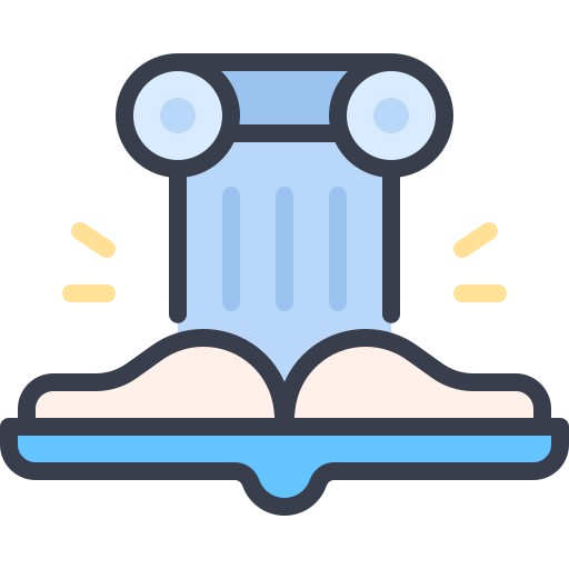 libro de historia icono gratis