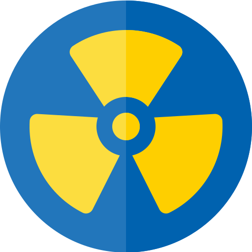 energía nuclear icono gratis