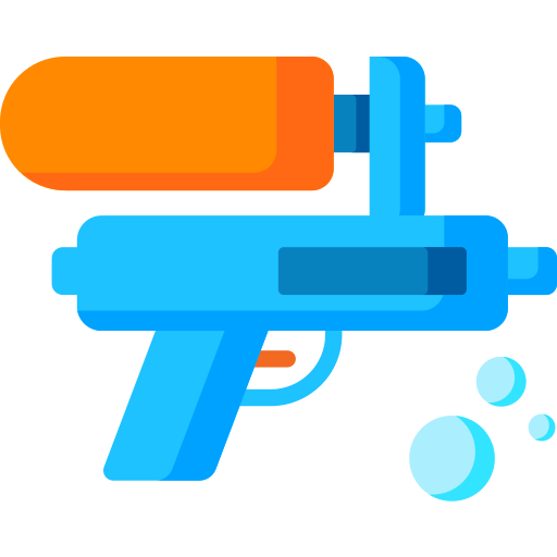 pistola de agua icono gratis