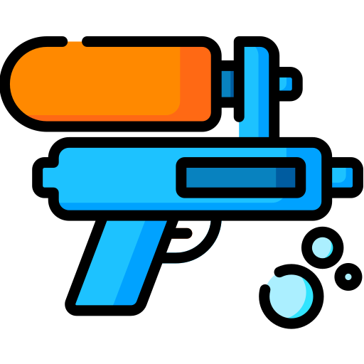 pistola de agua icono gratis