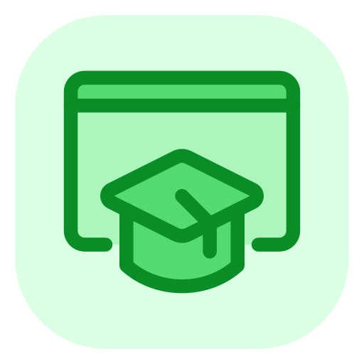 educación en línea icono gratis