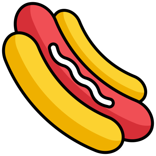 hot dog icono gratis