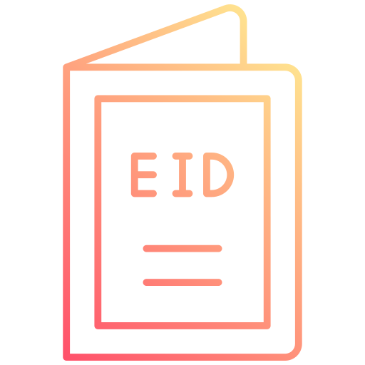 tarjeta eid icono gratis