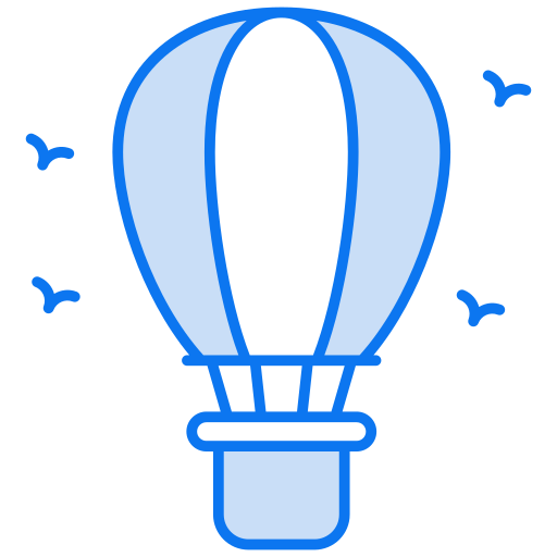 globo aerostático icono gratis