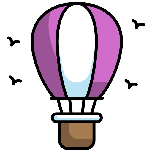 globo aerostático icono gratis