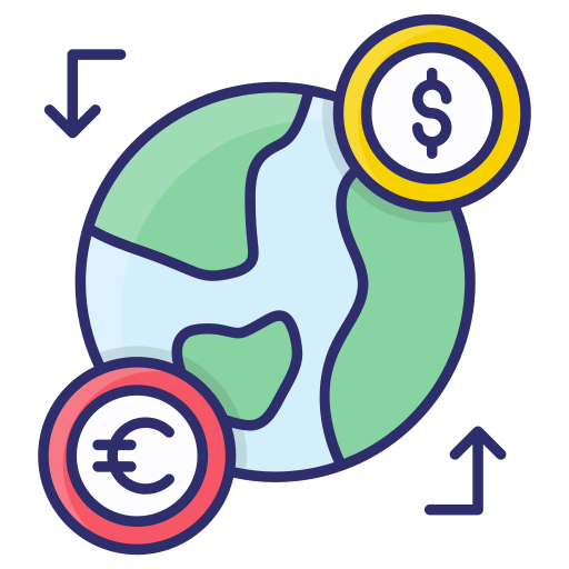 comercio global icono gratis