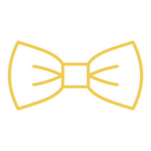 corbata de moño icono gratis